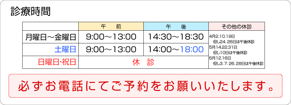 診療時間
